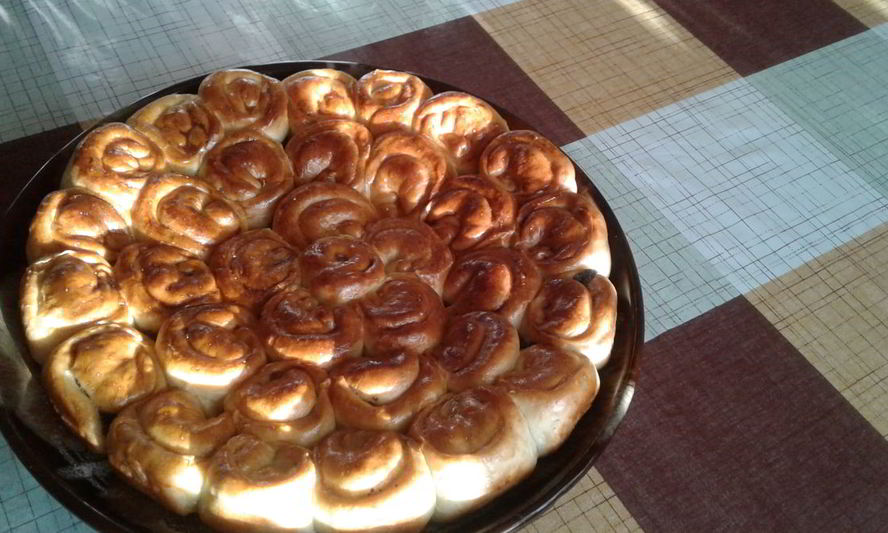 Рецепт пирога хризантема