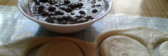 пирог хризантема