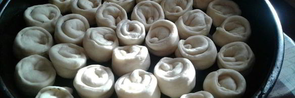 пирог хризантема