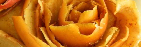 пирог-кольцо с яблочными розами