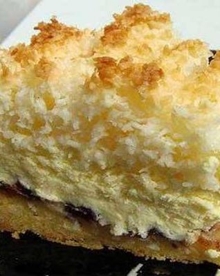 Пирог Кудряшкин с творогом и фруктами