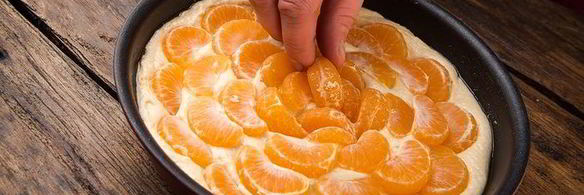 пирог мандариновый