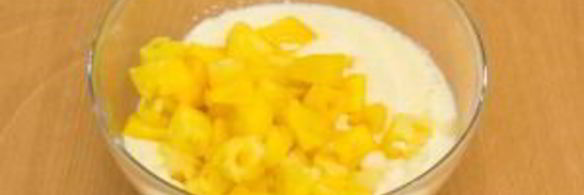 пирог с ананасами