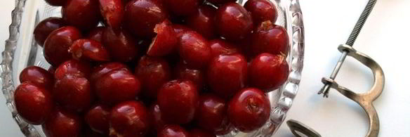 пирог с черешней