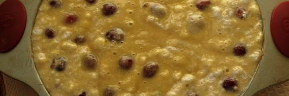 пирог с черешней