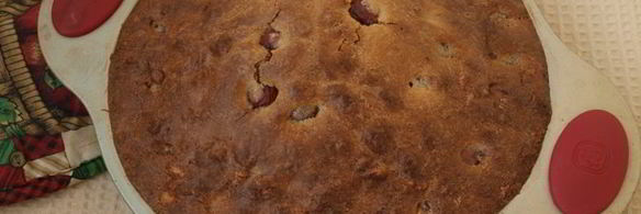 пирог с черешней