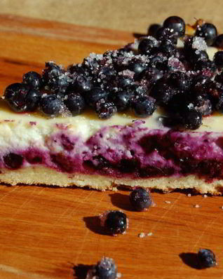 Пирог с черникой