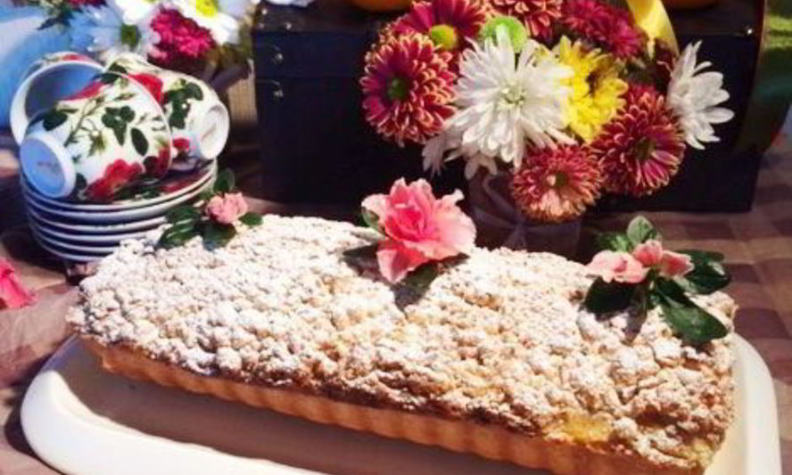 Рецепт пирога с фаршированными яблоками