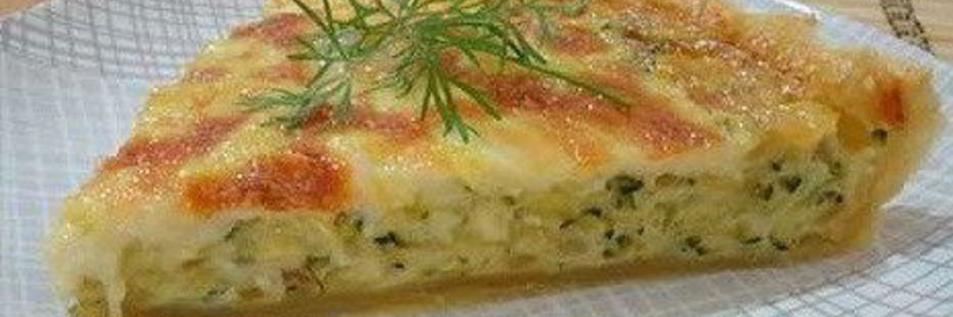 Пирог с кабачком