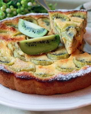 Пирог с киви в мультиварке