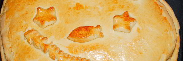 пирог с курицей и рисом