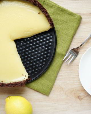 Пирог с лимонным курдом