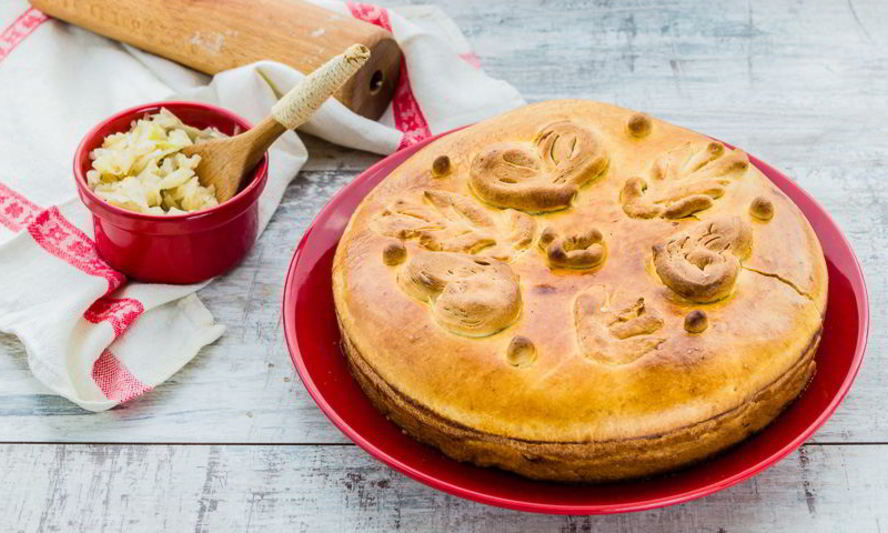 Рецепт пирога с мясом и капустой