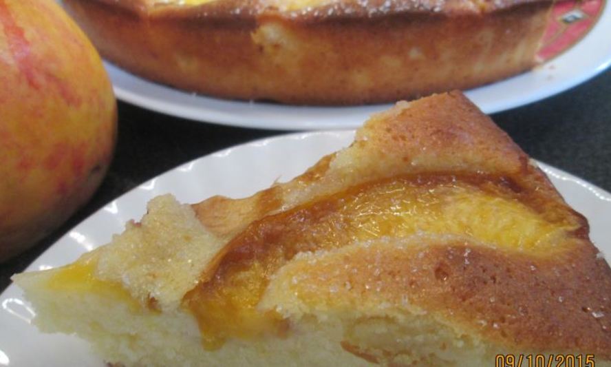 Рецепт пирога с нектаринами