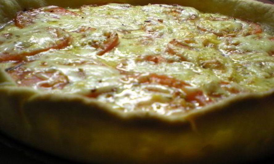 Рецепт пирога с помидорами и сыром