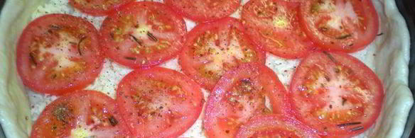 пирог с помидорами и сыром