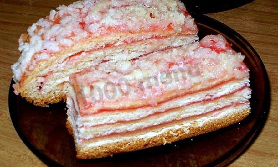 Рецепт пирога с повидлом из теста жербо