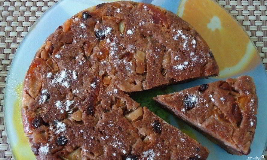 Рецепт пирога с сухофруктами в мультиварке