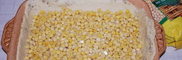 пирог с томленым мясом и горохом