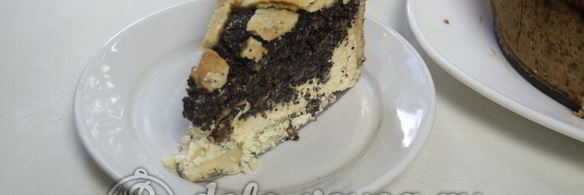 пирог с творогом и маком