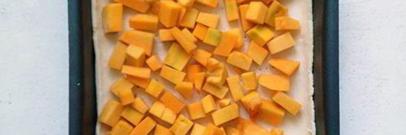 пирог с тыквой и голубым сыром