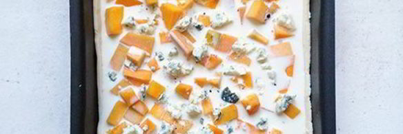 пирог с тыквой и голубым сыром