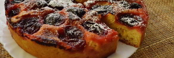 пирог со сливами