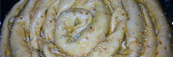 пирог улитка с сыром из слоеного теста