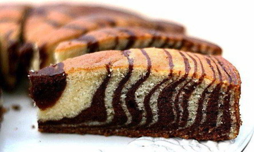 Рецепт пирога зебра