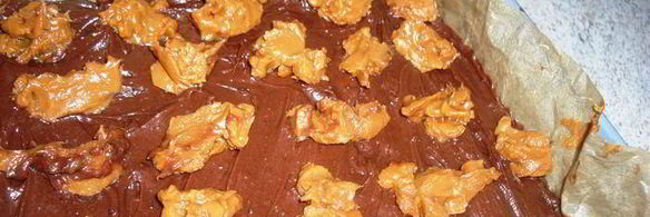 шоколадный пирог с карамелью