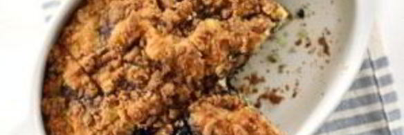 сладкий пирог с черникой