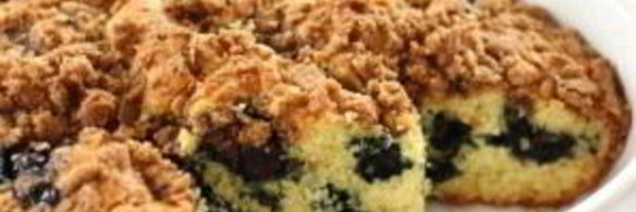 сладкий пирог с черникой