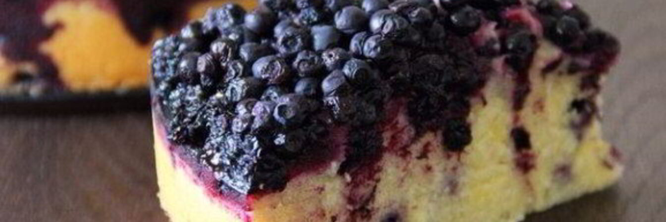 Тосканский пирог с черникой
