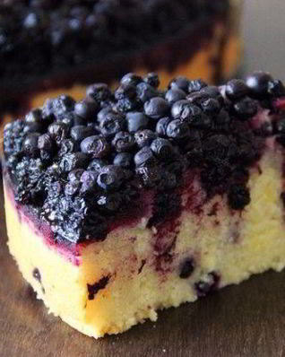 Тосканский пирог с черникой