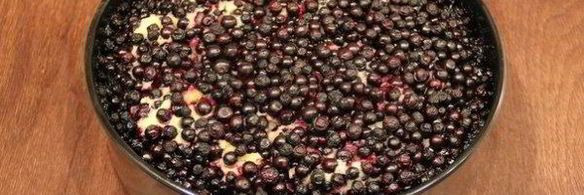 тосканский пирог с черникой