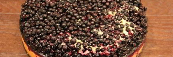 тосканский пирог с черникой