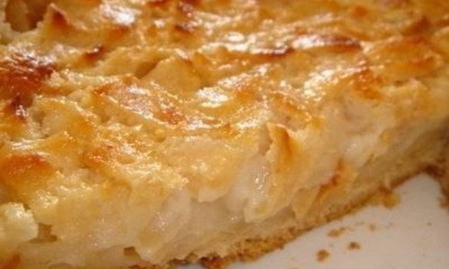 Рецепт цветаевского яблочного пирога со сметанным кремом