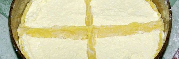 творожный пирог четыре ягоды