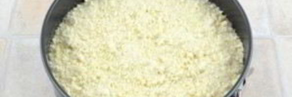 творожный пирог крошка