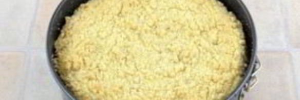 творожный пирог крошка