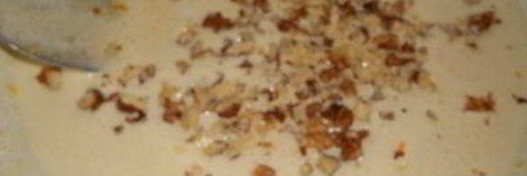 виноградно-ореховый пирог с апельсиновым ароматом