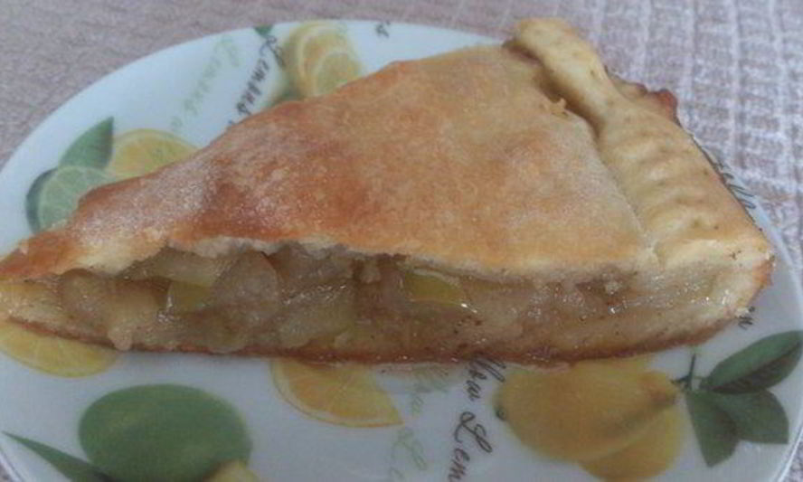 Рецепт яблочного пирога на простокваше