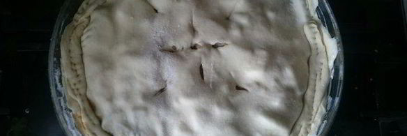 яблочный пирог на простокваше