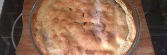 яблочный пирог на простокваше