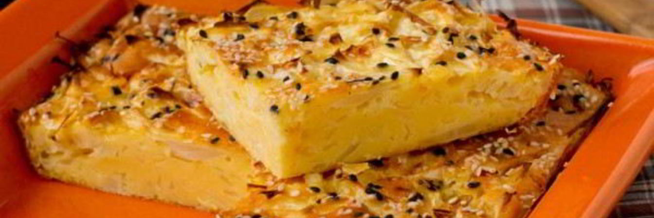 Заливной пирог с капустой