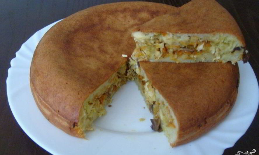 Рецепт заливного пирога в мультиварке