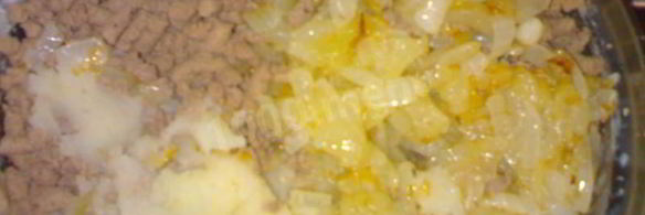 быстрые дрожжевые пирожки с картошкой и печенью