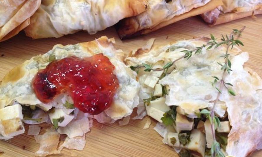 Рецепт хрустящих пирожков с сыром тофу