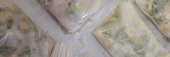 хрустящие пирожки с сыром тофу