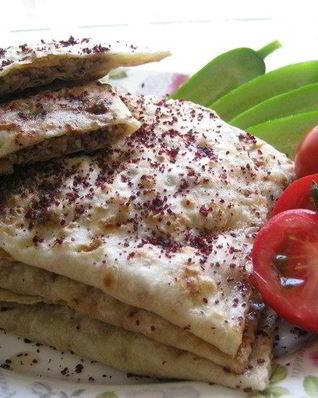 Кутабы с мясом по-азербайджански